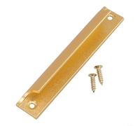 Poignée en alliage d'aluminium massif de 120 mm pour placard (120 mm doré) | Alliage d'aluminium résistant, peinture de cuisson haute température, finition noire élégante, s'adapte aux armoires