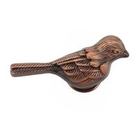 Poignée en alliage de zinc pour placard et armoire avec traitement spécial de protection contre l'oxydation (bronze rouge)