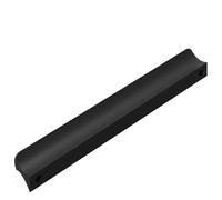 Poignée en aluminium noir 106 x 7,4 x 15,5 mm 973 pièces pour meubles, armoire, tiroir, porte, cuisine, commode avec montage pratique et utilisation polyvalente à l'intérieur et à l'extérieur