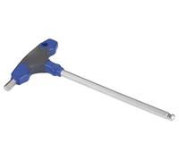 Poignée en T avec boule de 2 mm, idéale pour les travaux de précision et l'utilisation dans la réparation de machines.