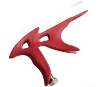 Poignée ergonomique pour aérographe pour de longues sessions (rouge) | Plastique de haute qualité, léger 30 g, facile à manœuvrer, construction durable, variantes rouges et noires