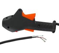Poignée Et Câble D'accelérateur Pour Débroussailleuses Scheppach Modèles Bcg2600, Mfh3000-4p, Mfh3300-4p, Mfh5200-4p, Mfw30-4p,
