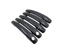 Poignée extérieure Porte Pour C3 Pour Picasso 2008 - 2017 2009 2010 | Pour C3 Pour Picasso 2008 - 2017 2009 2010, Noir Brillant, En Fiber Carbone Chromé, Autocollants Voiture, Accessoires Gadget