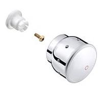 Hansgrohe hansgrohe Poignée pour Mondial côté eau chaude blanc/optique or Quantité:1