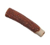 Poignée Imitation Bois de Cerf Ergonomique 11,5x2,7 CM Marron | Texture Réaliste de Bois de Cerf, Installation Facile, Confort de Prise Amélioré, Accessoire Décoratif Cuisine