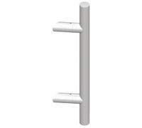 Poignée inclinée de porte battante percée inox 316 Diva XXI LA CROISÉE DS