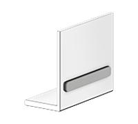Poignée KEUCO pour armoires de toilette Somaris 14590010100 autocollante, 5 x 4,2 x 2,3 cm, chromée