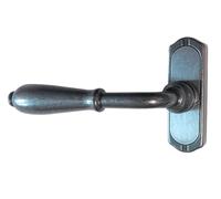 Poignée Nevers sur platine BOUVET pour oscillo battant - 76x24 mm - 26128