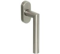 Poignée oscillo-batt. Inox brossé IN304 angle vif forme L - 749 Inox brossé G