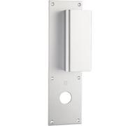 Poignée palière aluminium type Bastille 70x250mm argent trou de 24 - HERACLES - I-231103TR24