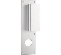 Poignée palière aluminium type Bastille 70x250mm argent trou de 34 - HERACLES - I-231103TR34