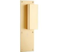 Poignée palière aluminium type Bastille 70x250mm champagne bec de cane - HERACLES - I-231102