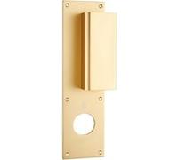 Poignée palière aluminium type Bastille 70x250mm champagne trou de 40 - HERACLES - I-231102TR40