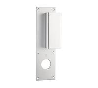 Poignée palière aluminium type Bastille argent trou de 40 - HERACLES - I-231103TR40