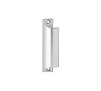 Poignée de tirage - HOPPE - L.90 mm - Aluminium - Gris - Sur plaque - Réversible