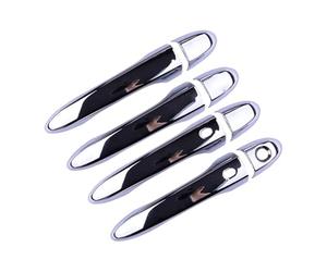 Poignée Porte Voiture pour Fiat 500X SUV 2016-2020 2021 2022 2023 Couvercle Poignée Porte Latérale Extérieure Garniture Poignée Capuchon Lunette Smart Keyless Chrome ABS Poignée Porte Extérieure