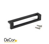 Poignée pour meubles Ribarroja L144mm entraxe 128mm Zamak Peint en noir - EMUCA - 9359414