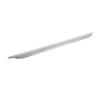 Poignée profilée Schüco KONTUR (1195 x 39 x 20 mm, aspect inox brossé) Profilé en aluminium avec nervure harpon à fraiser