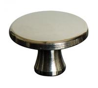 Poignée ronde pour couvercle nickelé grand, Staub