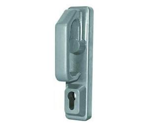 Poignée rotative pour serrure antipanique - PR2E gris aluminium métallisé JPM