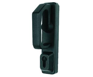 Poignée rotative sans cylindre profil européen noir JPM PR2E00-02-0A