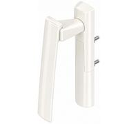 Poignée Sarena extérieure déportée pour porte coulissante DS8524 - blanc brillant 9010 - main droite LA CROISÉE DS