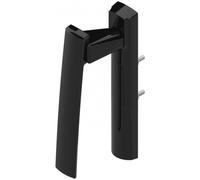 Poignée Sarena extérieure déportée pour porte coulissante DS8524 - noir mat 9005 - main droite LA CROISÉE DS