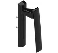 Poignée Sarena extérieure déportée pour porte coulissante DS8524 - noir mat 9005 - main gauche LA CROISÉE DS