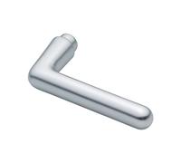 Poignée seule pour rosace ou plaque - alu argent - Cortina HOPPE