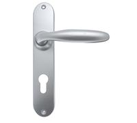 Vachette Ensemble de porte Opéra BEZAULT Rosace 6371 76500 Chromé velours Clé I