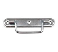 Poignée sur platine zinguée emboutie - 140 mm - Jardinier massard
