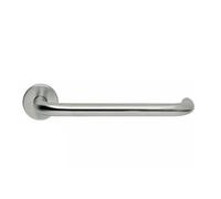 Poignées allongées sur rosaces rondes - 260 mm - inox 304 - EST 41 NORMBAU