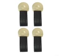 Poignées Armoire 4pcs Alliage Zinc 80mm Poignées Armoire 4pcs(Black)