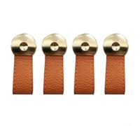 Poignées Armoire 4pcs Alliage Zinc 80mm Poignées Armoire 4pcs(Orange)
