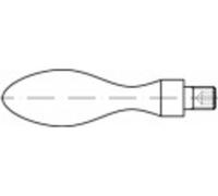 Poignées bombées TOOLCRAFT 105324 (Ø) 16 mm Acier 16 mm