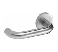 Poignées contrecoudées sur rosaces rondes - inox 202 - LC VACHETTE