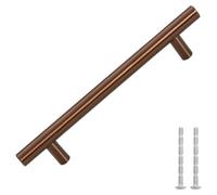 Poignées d armoire 10 pcs bronze 128 mm acier inoxydable