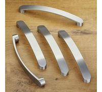 Poignées d'armoire, boutons en alliage d'aluminium, boutons de porte de cuisine, poignées de meubles brossées, tiroirs, quincaillerie de meubles moderne 160 mm/6,3 pouces,4pcs-160mm,4 pièces-96mm,4pcs