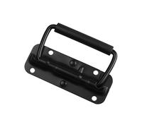 Poignées de boîte à outils robustes en acier inoxydable pliable à ressort pour poignée de boîte à outils pliante simple Poignée de traction en métal robuste pour le rangement d ' armoires Poignées en
