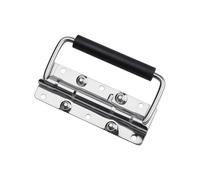 Poignées de boîte à outils robustes en acier inoxydable pliable à ressort pour poignée de boîte à outils pliante simple Poignée de traction en métal robuste pour le rangement d ' armoires Poignées en