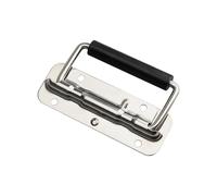 Poignées de boîte à outils robustes en acier inoxydable pliable à ressort pour poignée de boîte à outils pliante simple Poignée de traction en métal robuste pour le rangement d ' armoires Poignées en