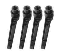 Poignées de Fixation en Acier Inoxydable Réglables Filetage Femelle M4 / 5/6/8/10/12 - Noir (4PCS)(M8 63mm)