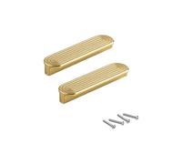 Poignées de placard de cuisine 2 pièces avec bouton de construction en aluminium de conception ergonomique pour une prise en main douce et une utilisation prolongée