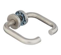 Poignées De Porte En Acier Inoxydable 304, Poignée De Serrure De Porte Coupe-Feu Fendue, Une Paire De Poignées De Porte