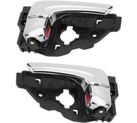 Poignées de porte intérieures pour Hyundai Tucson 2010-2014 - Lot de 2 - ABS galvanisé - Couleur claire - Gauche/Droite