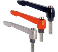 Poignées De Serrage Réglables, M4 M5 M6 M8 M10 M12 M16, En Acier Inoxydable, Poignée De Serrage Réglable À Vis, Poignée Fixe En Forme De L, 1 Pièce(Silver,M8-20MM)