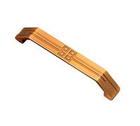 Poignées de tiroir d'armoire en laiton Antique, poignées de garde-robe de cuisine rétro en alliage de Zinc, 1 paquet(Gold)