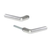 Poignées doubles pour rosace ou plaque - alu argent - Golf VACHETTE