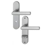 Poignées Hambourg - 165 mm - condamnation - inox HOPPE