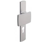 Poignées palière/béquille sur plaques clé I - chrome velours - Muze VACHETTE